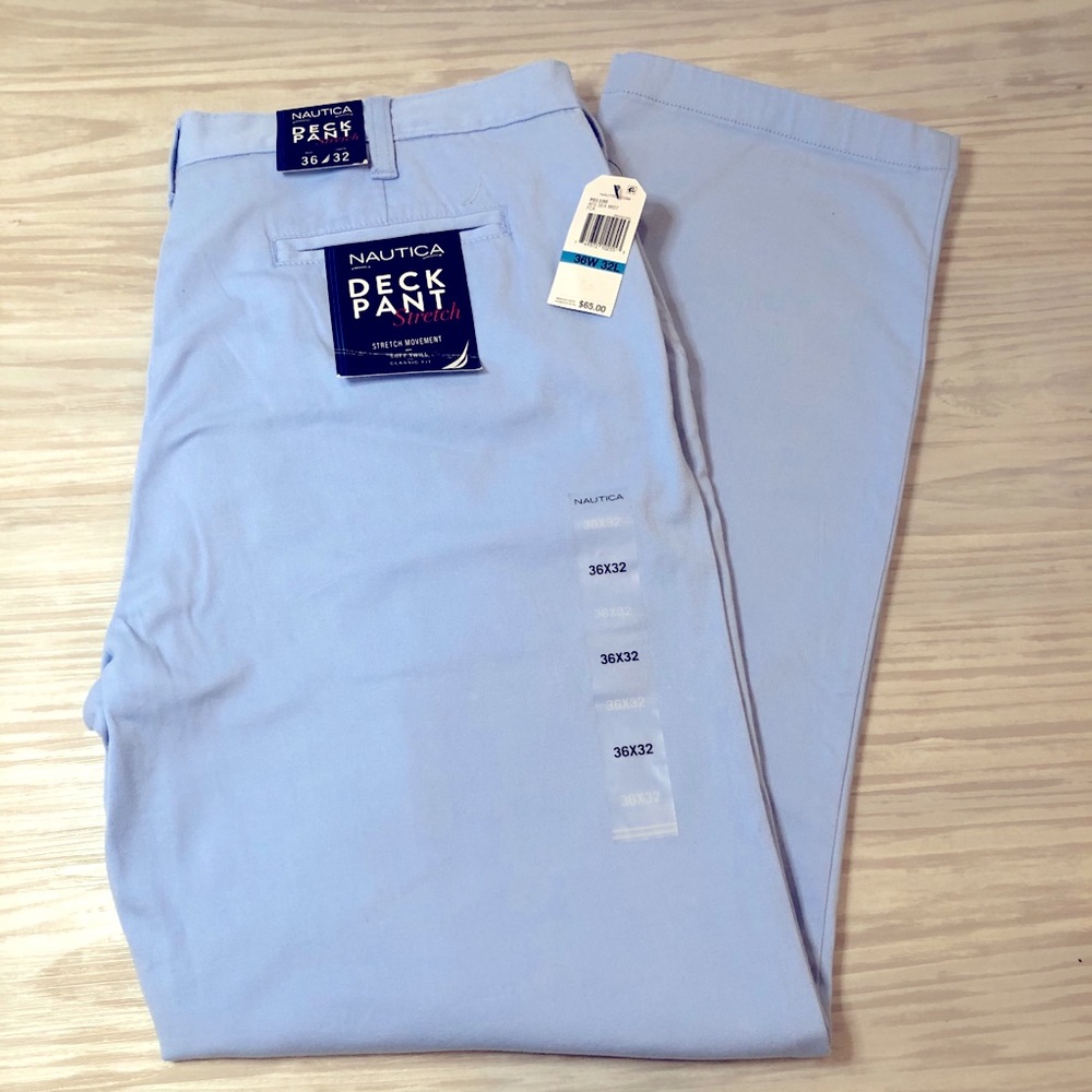 Nautica Deck Pants 36 x 32 NWT